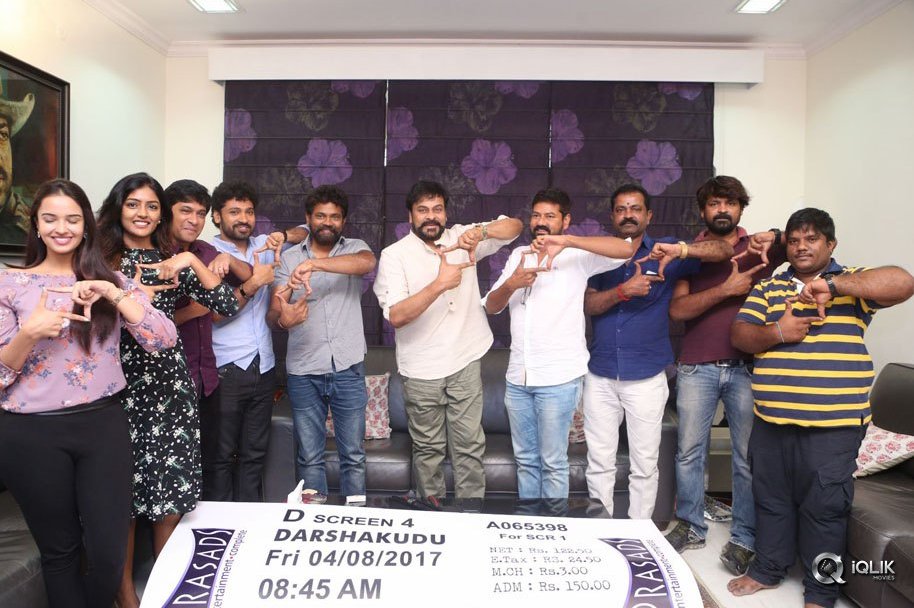 Chiranjeevi-Buys-Darshakudu-Movie-First-Ticket